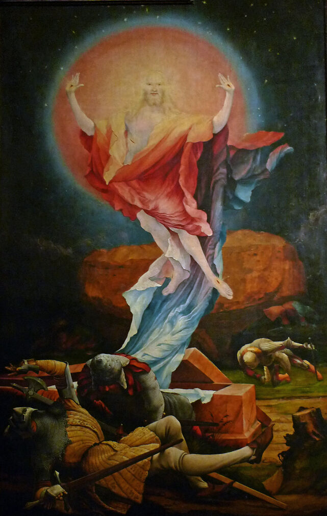 Matthias Grünewald - „Zmartwychwstanie” (Ołtarz z Isenheim)