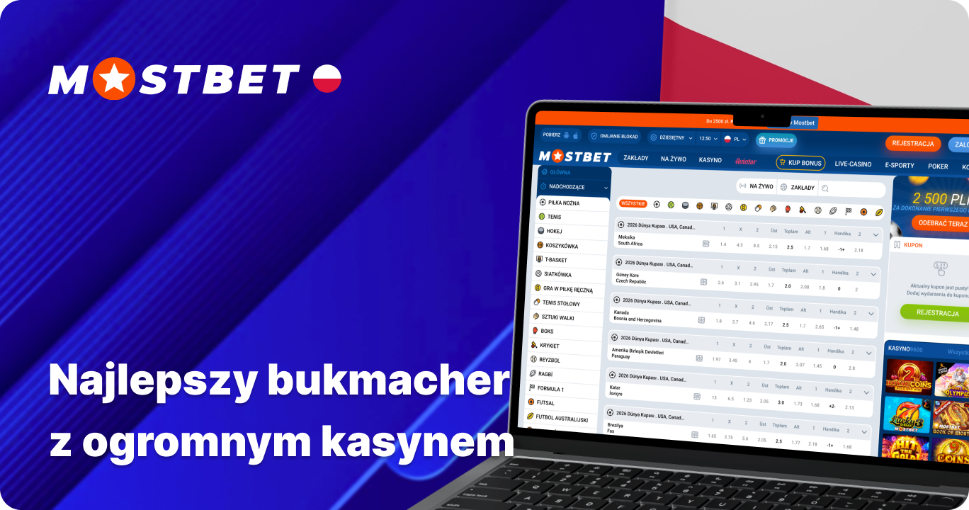 Mostbet - Oficjalna Platforma Bukmacherska i Kasyna w Polsce